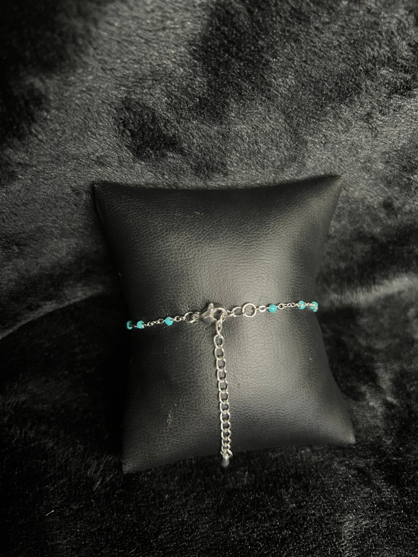 Bracelet Helena turquoise acier inoxydable