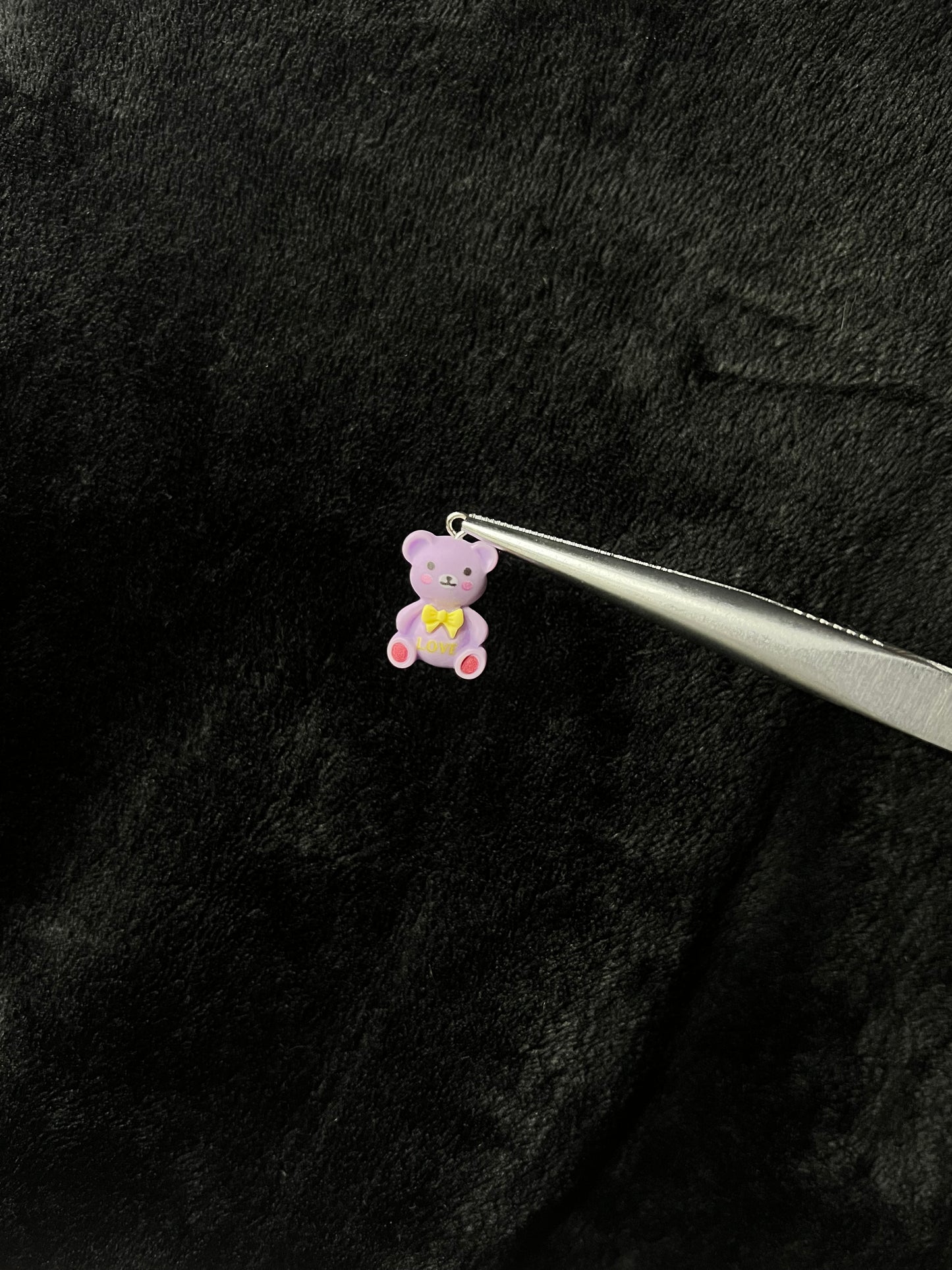 Bijou de lacets - Ourson jaune