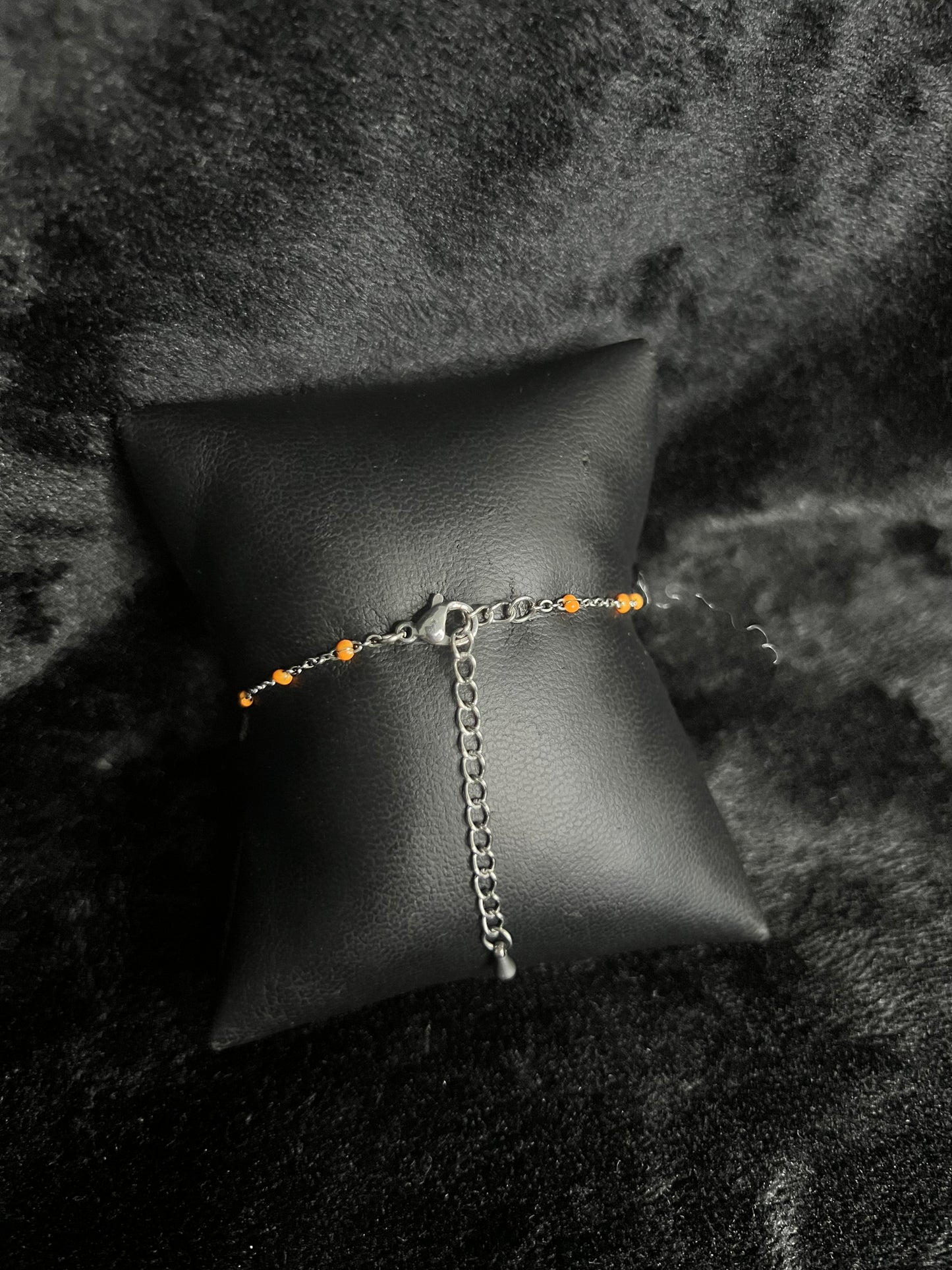 Bracelet Helena orange acier inoxydable