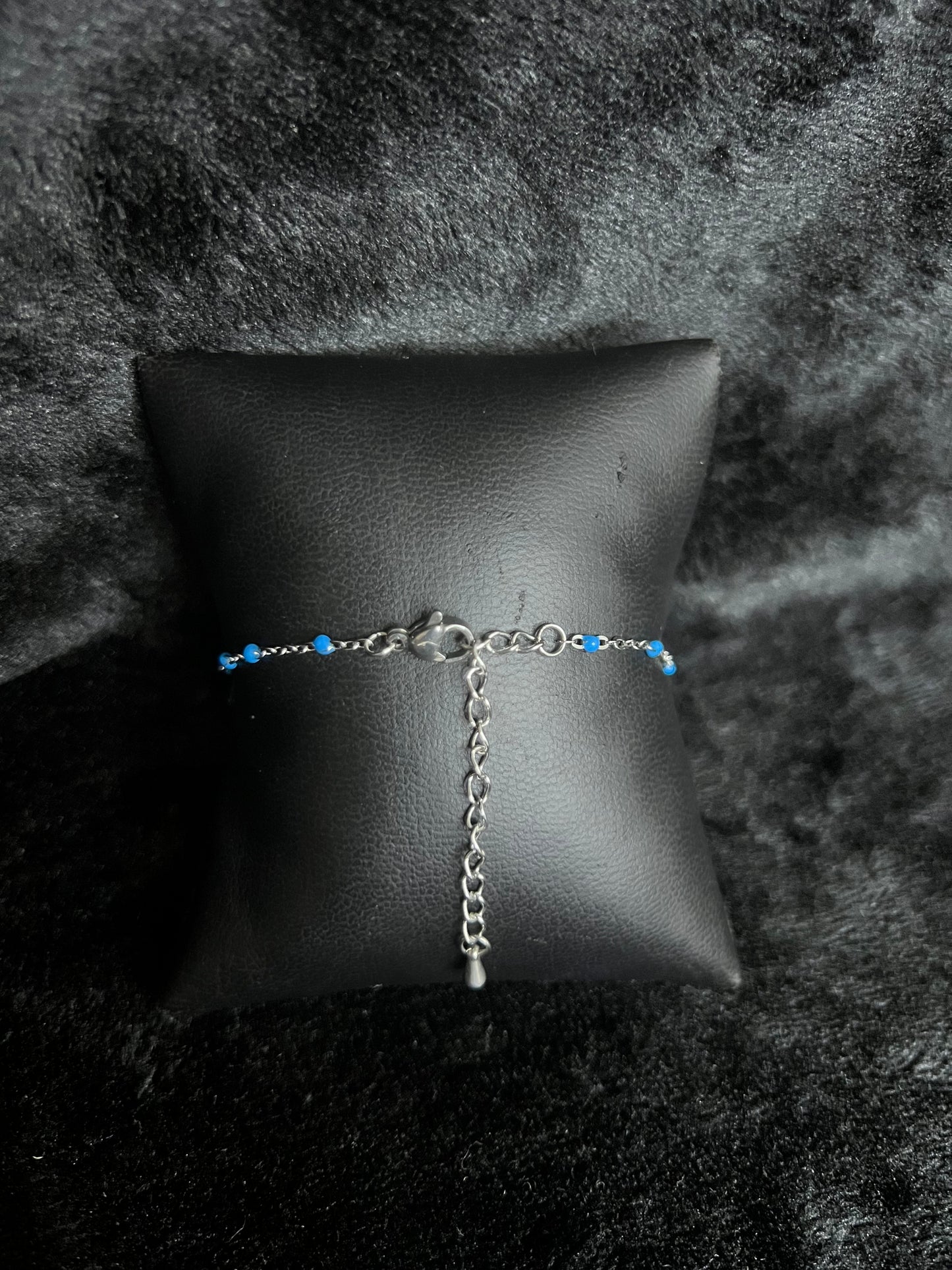 Bracelet Helena bleu acier inoxydable