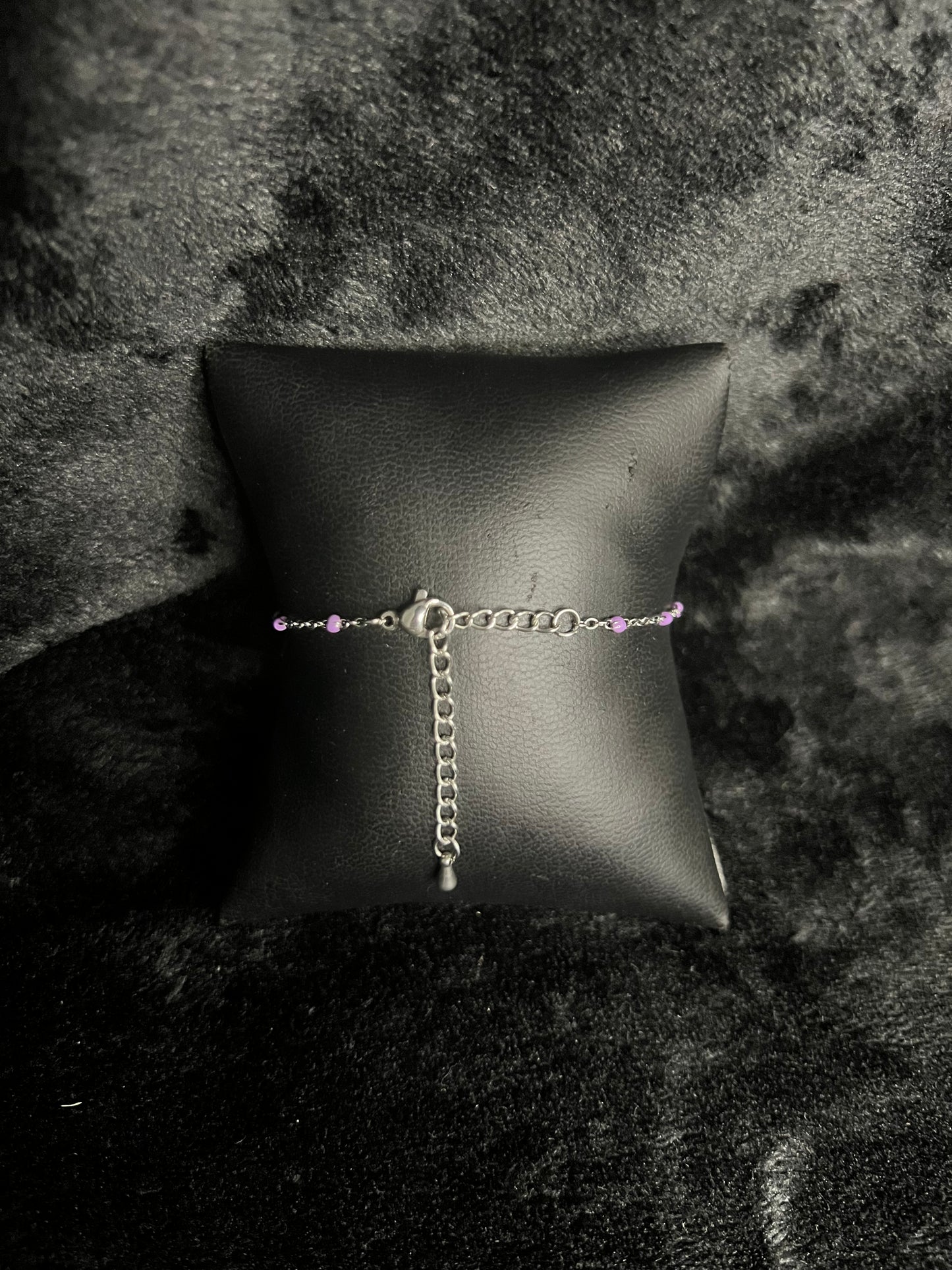 Bracelet Helena lila acier inoxydable