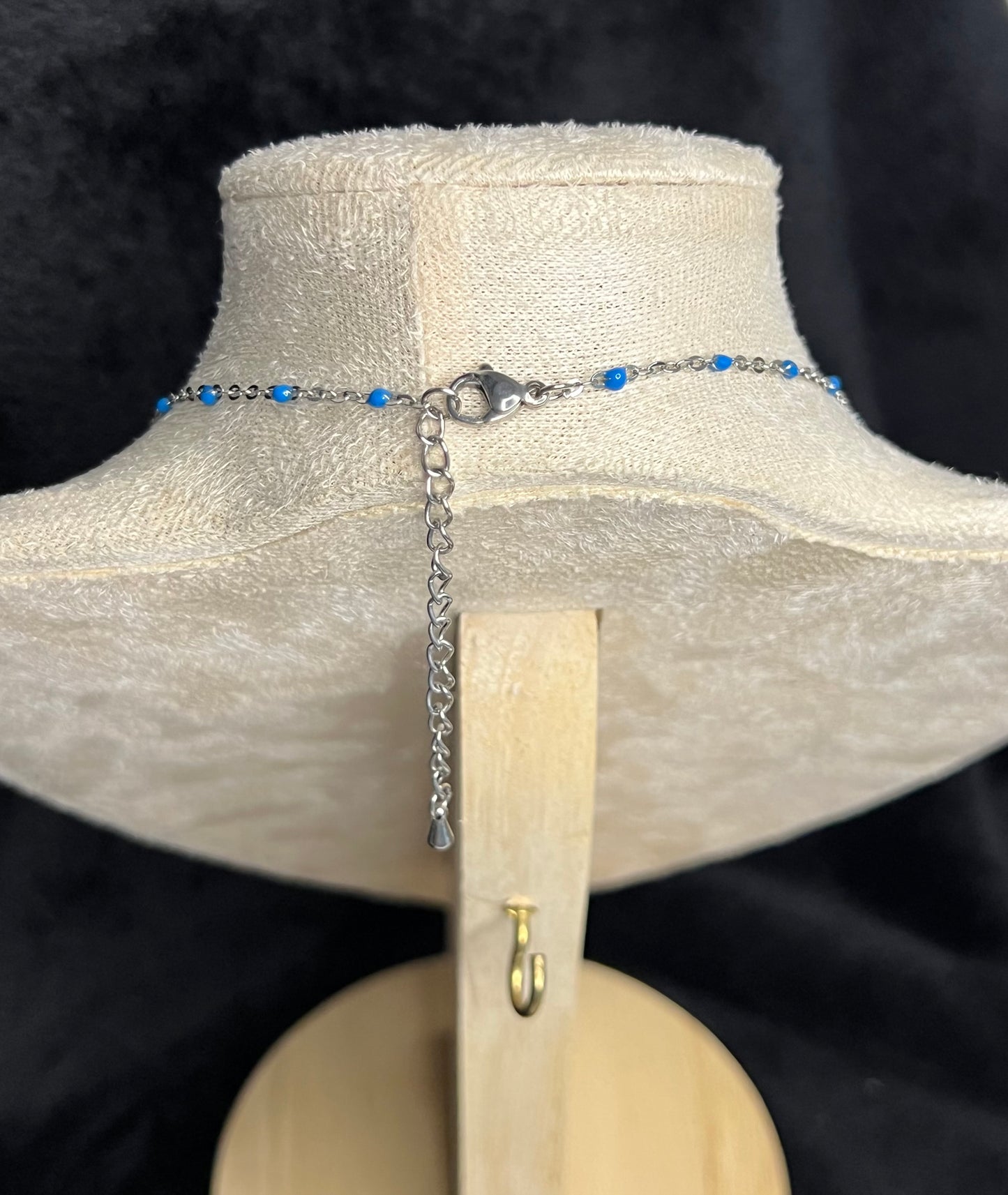 Collier Helena bleu
