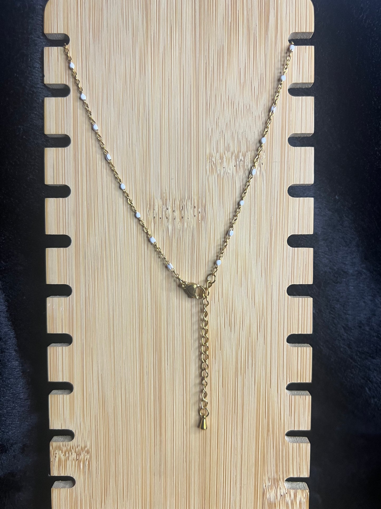 Collier coquillage acier inoxydable
