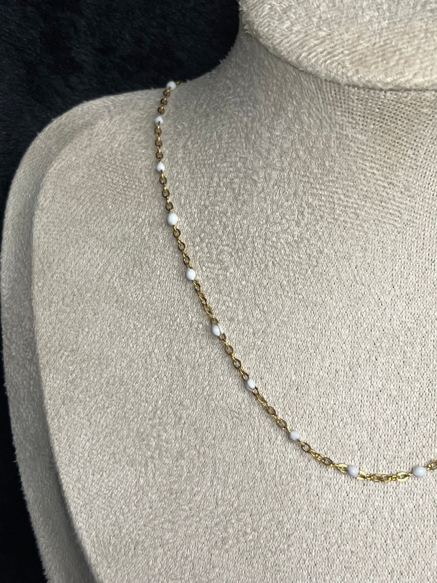 Collier Helena Blanc