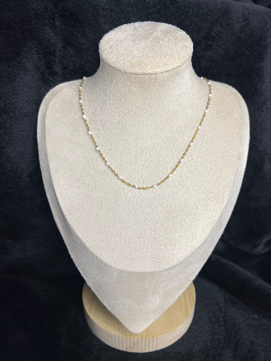 Collier Helena Blanc