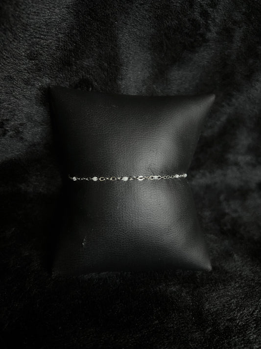 Bracelet Helena blanc acier inoxydable