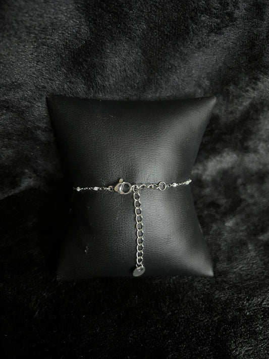 Bracelet Helena blanc acier inoxydable