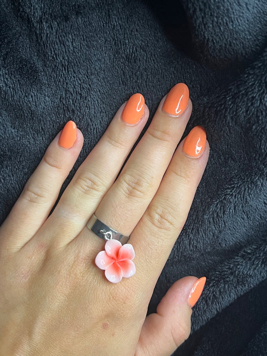Bague vahiné rose
