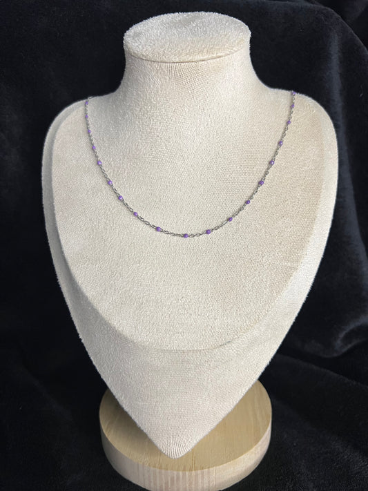 Collier Helena lila