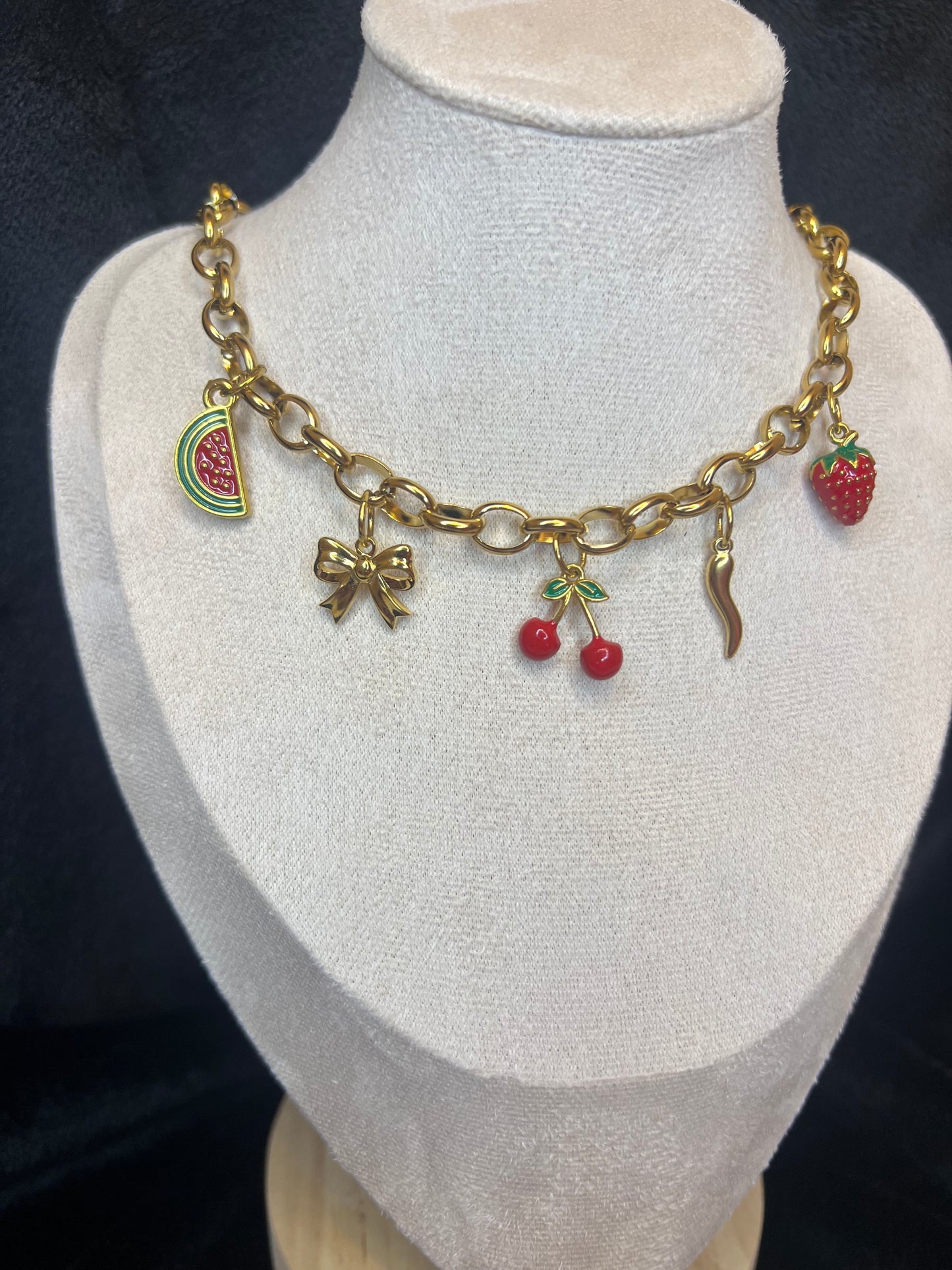 Collier Aurora Charms - Fruits