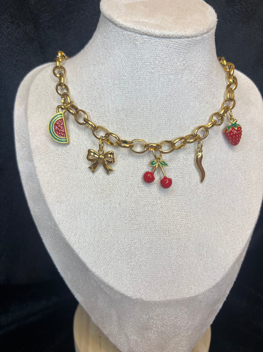 Collier Aurora Charms - Fruits