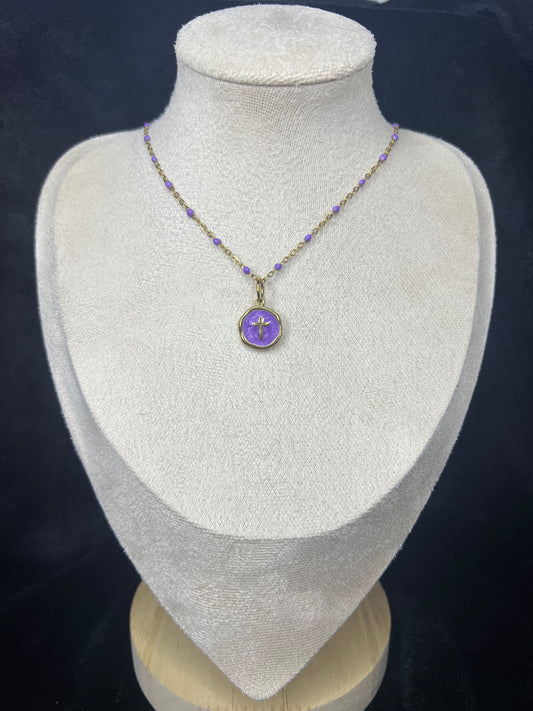 Collier croix